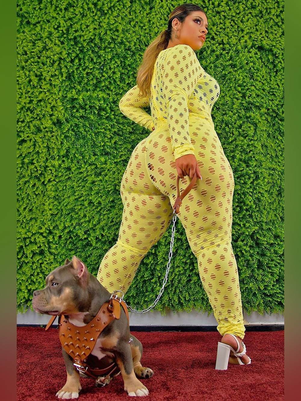 NWT Fashion Nova Yellow Enough Play Jumpsuit Size 1X